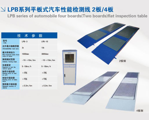 LPB series of automobile four boards(Two boards)flat inspection table